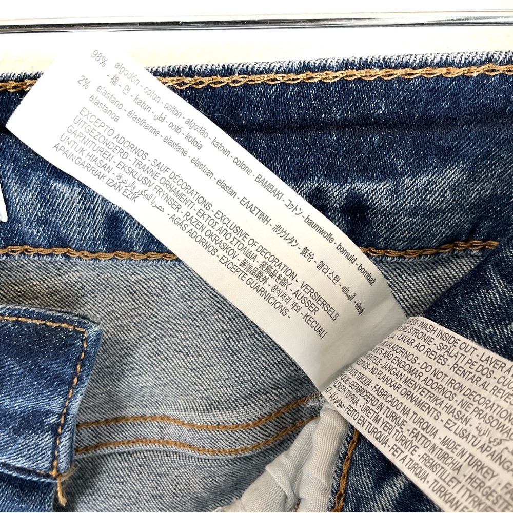 Zara Embellished Mid Rise Skinny Jeans - Picture 4 of 4